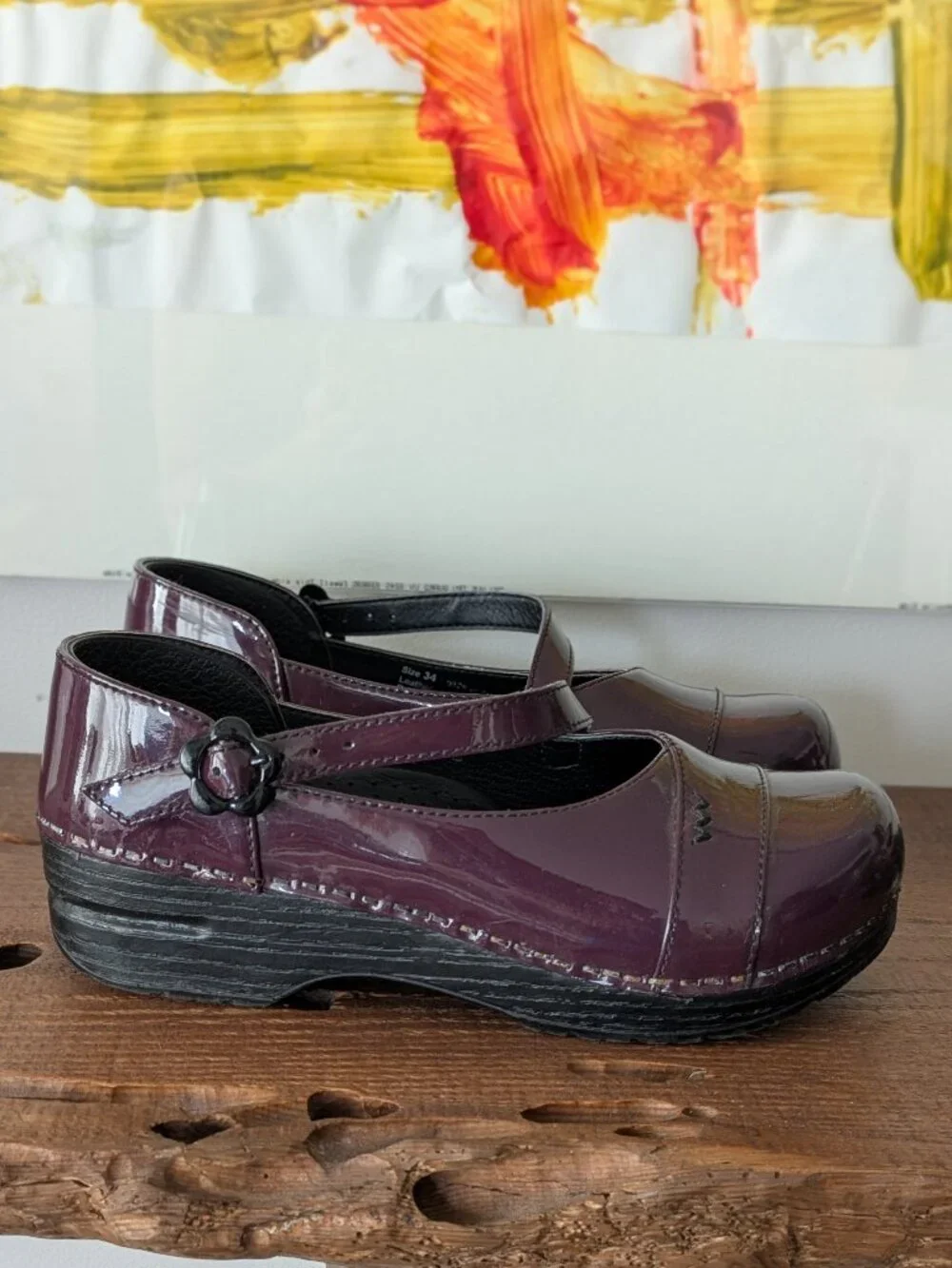 Dansko Marcelle clog - burgundy - size 34